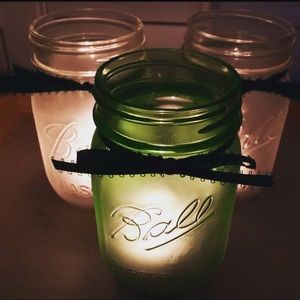 Mason Jars Frosted